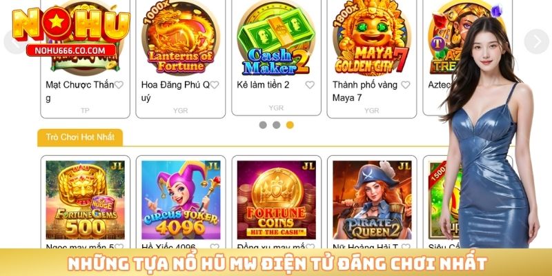 Những tựa game nổ hũ MW điện tử đáng chơi nhất 